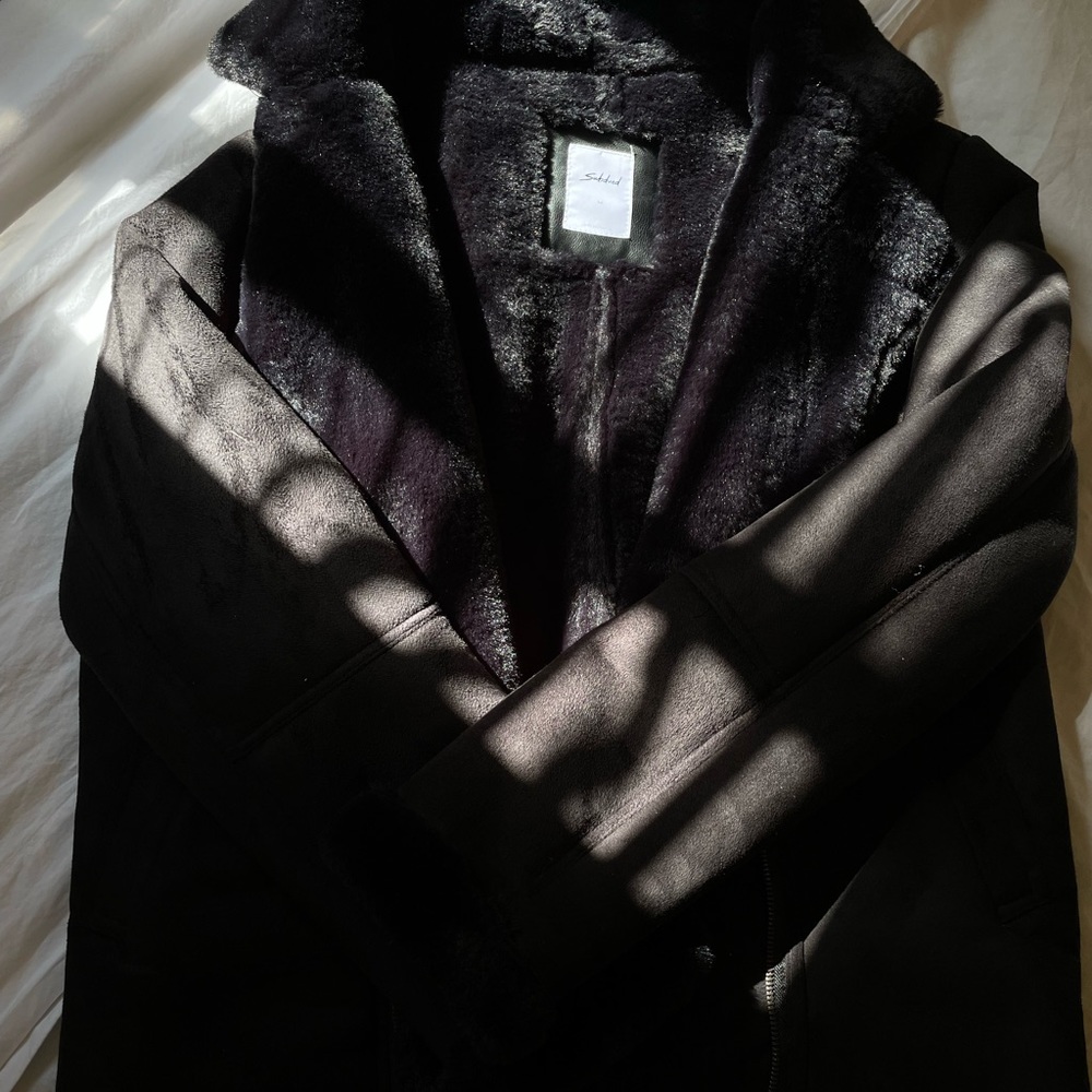 Subdued Faux Fur Coat